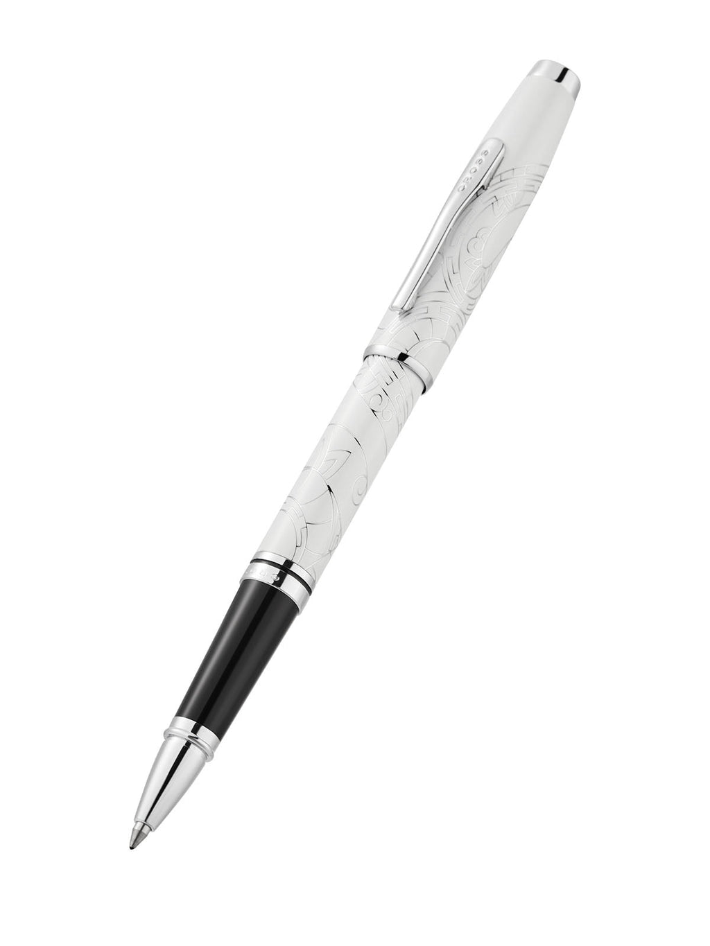 Coventry Zodiac Year of the Snake Pearl White Lacquer Rollerball Pen
