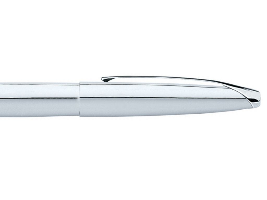 ATX® Pure Chrome Stainless Steel Medium Nib Fountain Pen