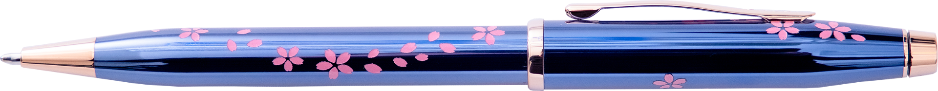 Century® II Cherry Blossom Translucent Blue Lacquer Ballpoint Pen