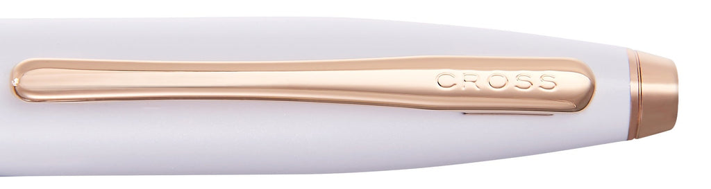 Calais™ Pearlescent White Lacquer Ballpoint Pen