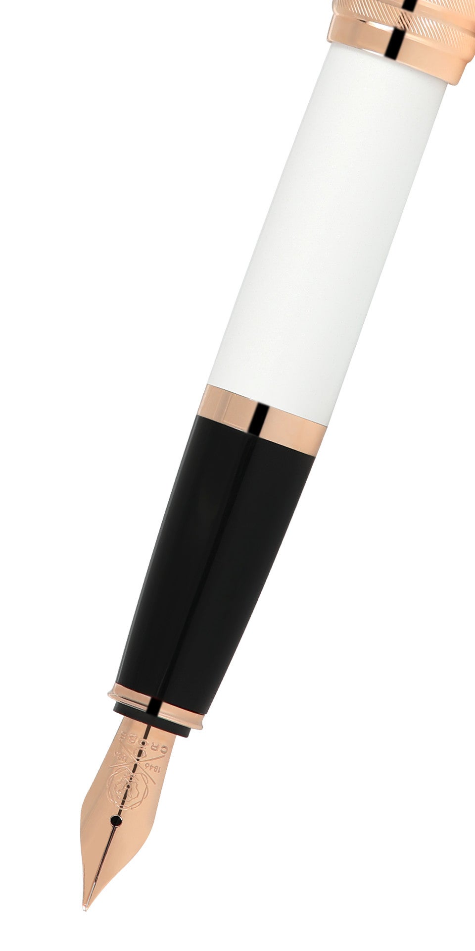 Bailey™ Pearlescent White Lacquer Fountain Pen
