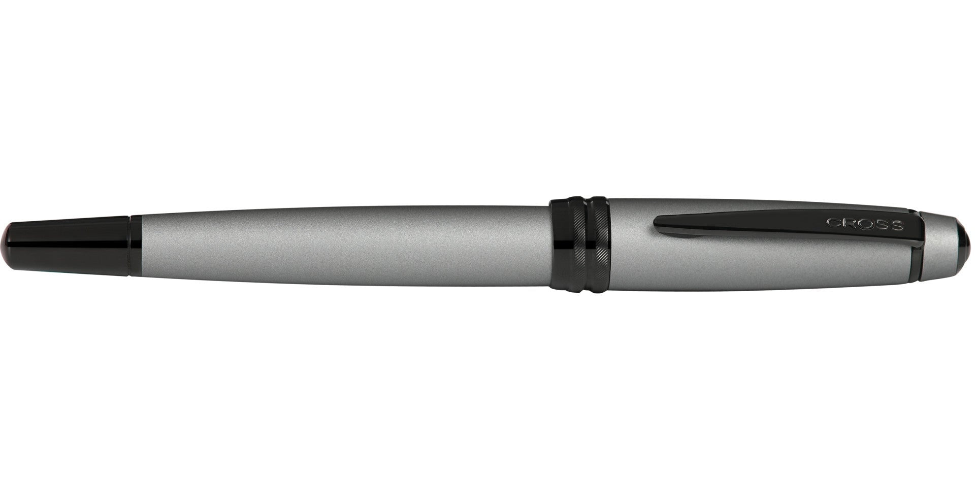 Bailey™ Matte Gray Lacquer Stainless Steel Medium Nib Fountain Pen