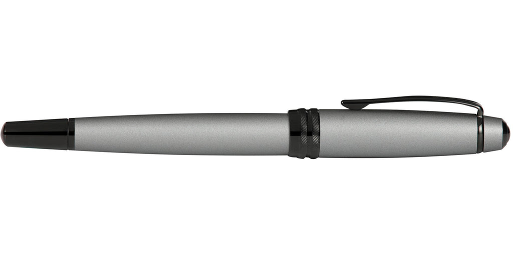 Bailey™ Matte Gray Lacquer Rollerball Pen