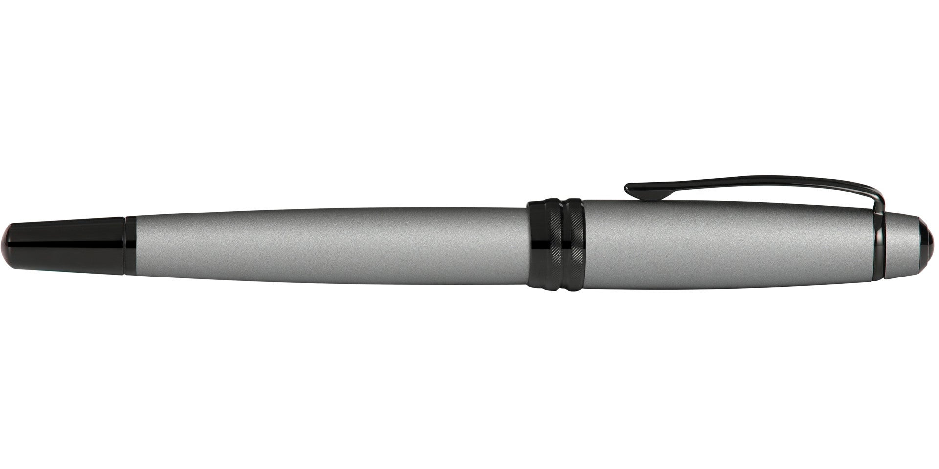Bailey™ Matte Gray Lacquer Rollerball Pen