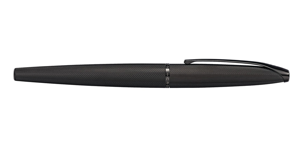 ATX® Brushed Black Stainless Steel Medium Nib Fountain Pen