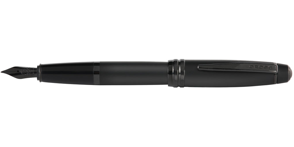 Bailey™ Matte Black Lacquer Stainless Steel Extra-Fine Nib Fountain Pen