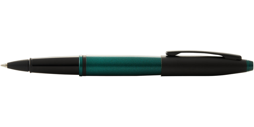 Calais™ Matte Green and Black Lacquer Rollerball Pen