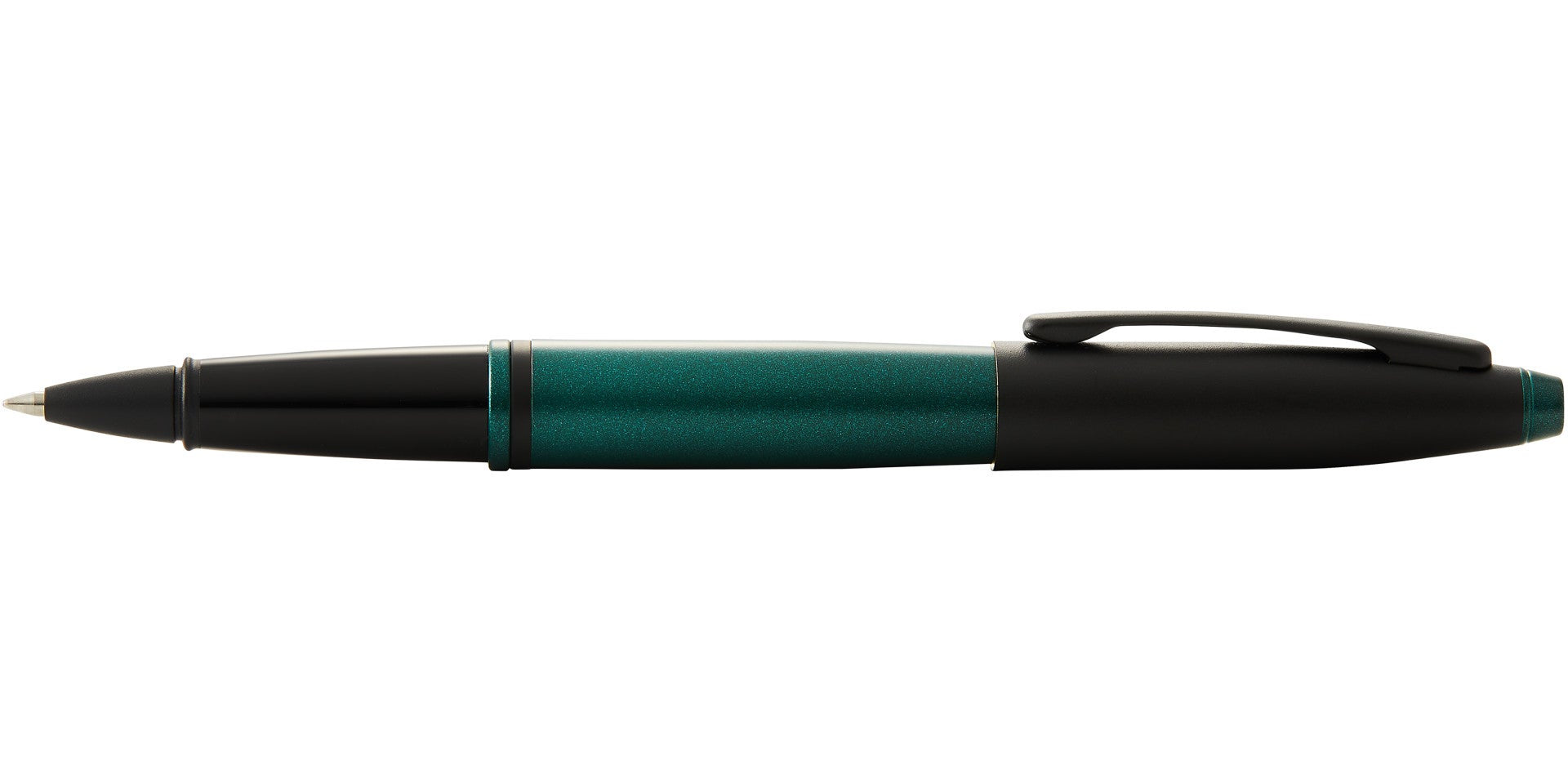 Calais™ Matte Green and Black Lacquer Rollerball Pen