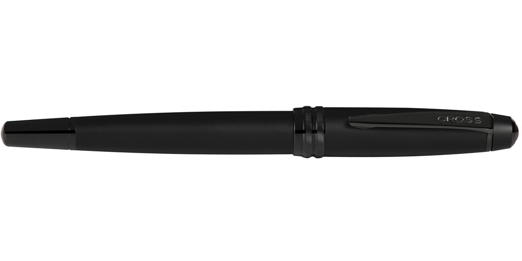 Bailey™ Matte Black Lacquer Stainless Steel Extra-Fine Nib Fountain Pen